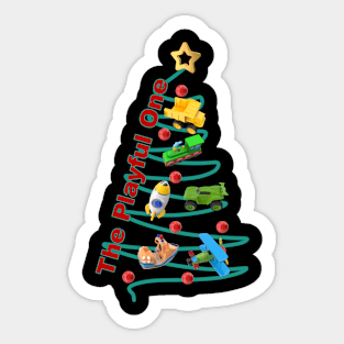 Toy Xmas Tree Sticker